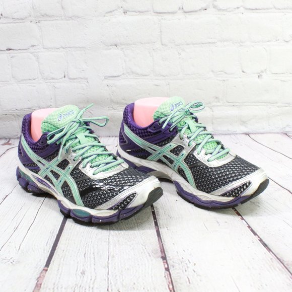 Asics Gel Cumulus 16 Blue Mesh Breathable Running Shoes Size US 7.5 - Picture 3 of 9